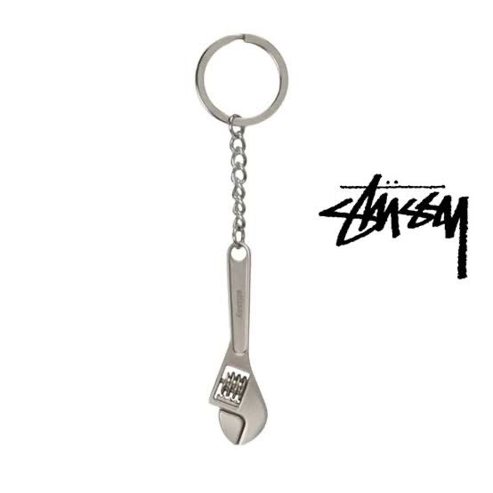 Stussy Mini Wrench Keychain "Silver"