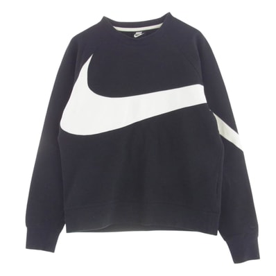 NIKE ナイキ スウェット BQ6462-010 HBR BB STMT CREW SWEATSHIRT クルー スウェット ブラック系 M【中古】