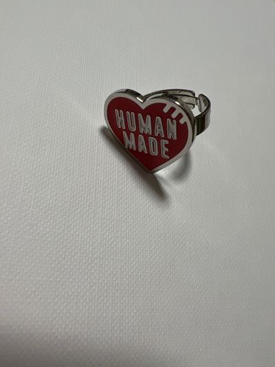 HUMAN MADE HEART RING "Silver"