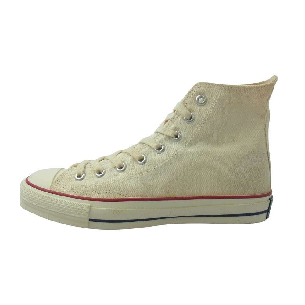 CONVERSE コンバース スニーカー 2003年~ 日本製  ALL STAR RETRO HI オールスター レトロ スニーカー オフホワイト系 26cm【中古】