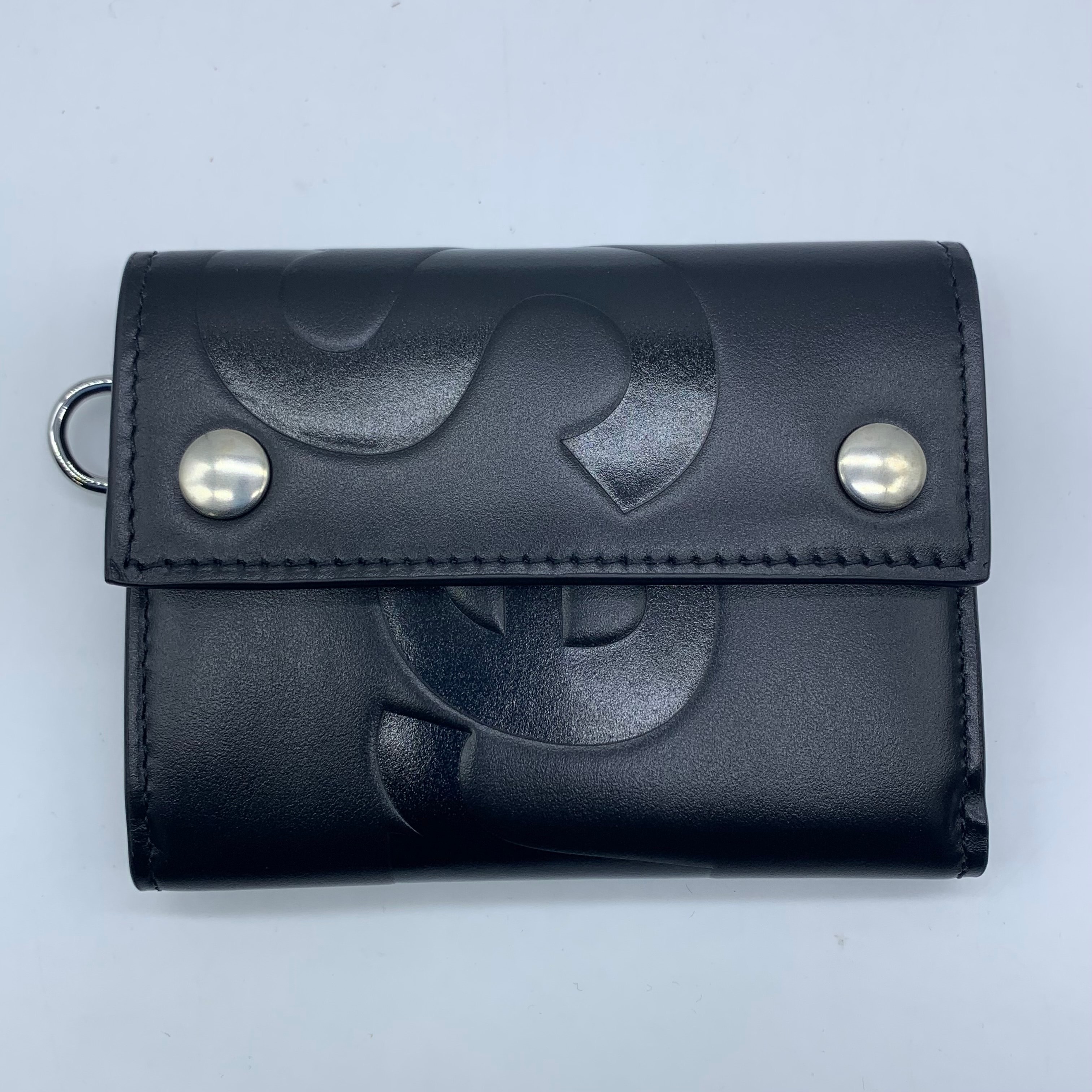 Supreme Leather Chain Wallet (25FW) "Black"