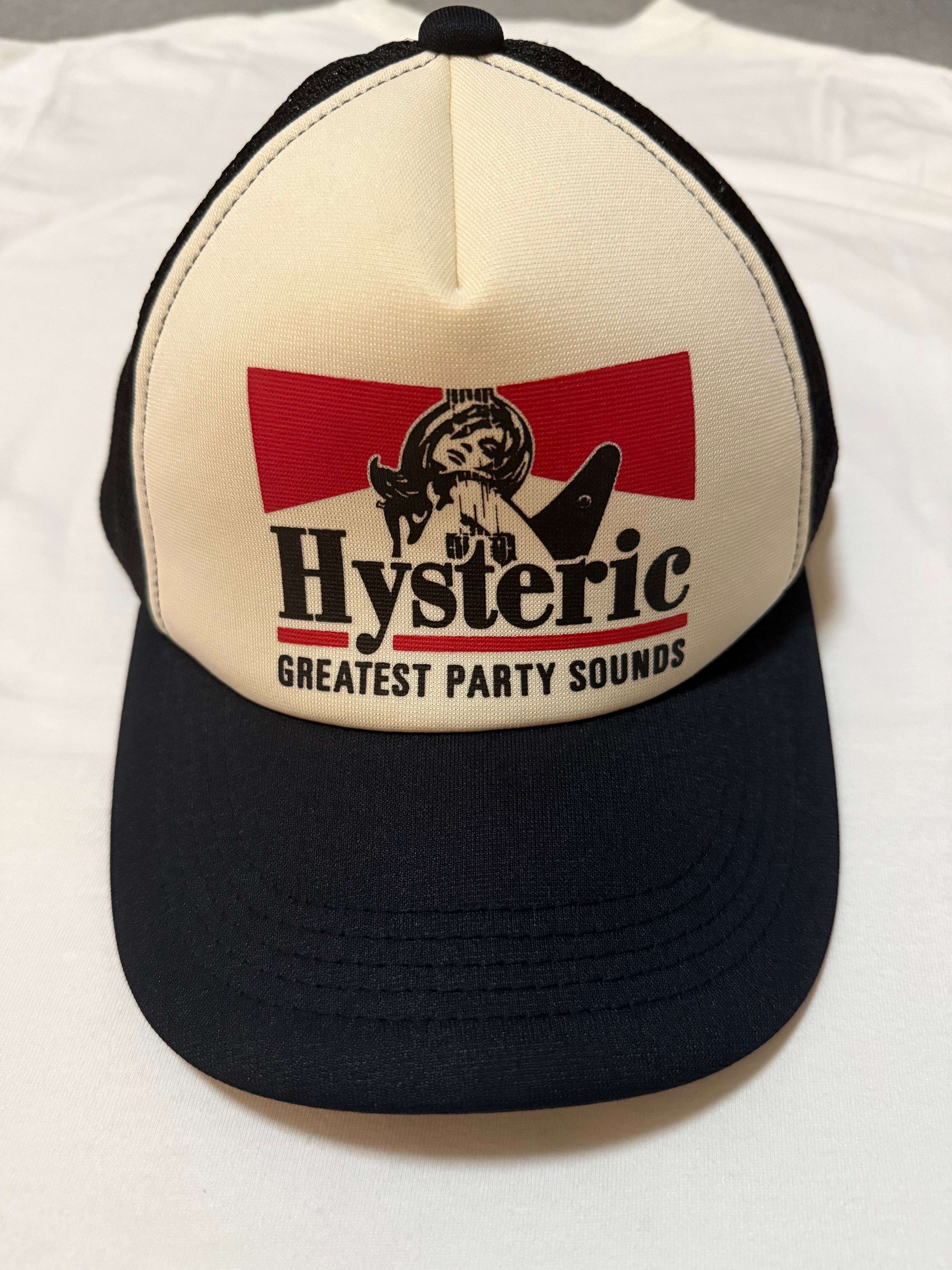 HYSTERIC GLAMOUR Guitar Girl Mesh Cap "Black" 02233QH05