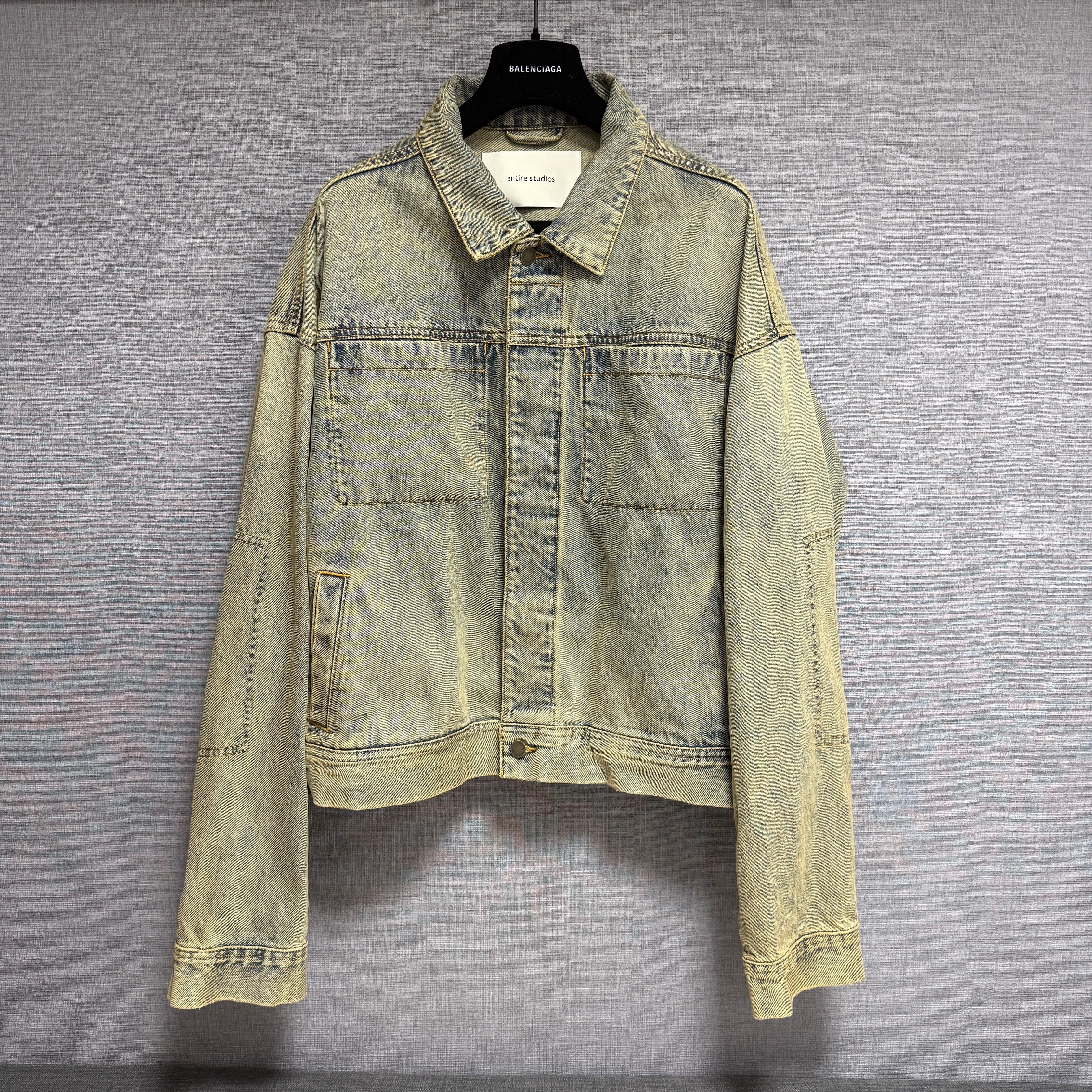 Entire Studios GEM DENIM JACKET "SURFACE WAVE"