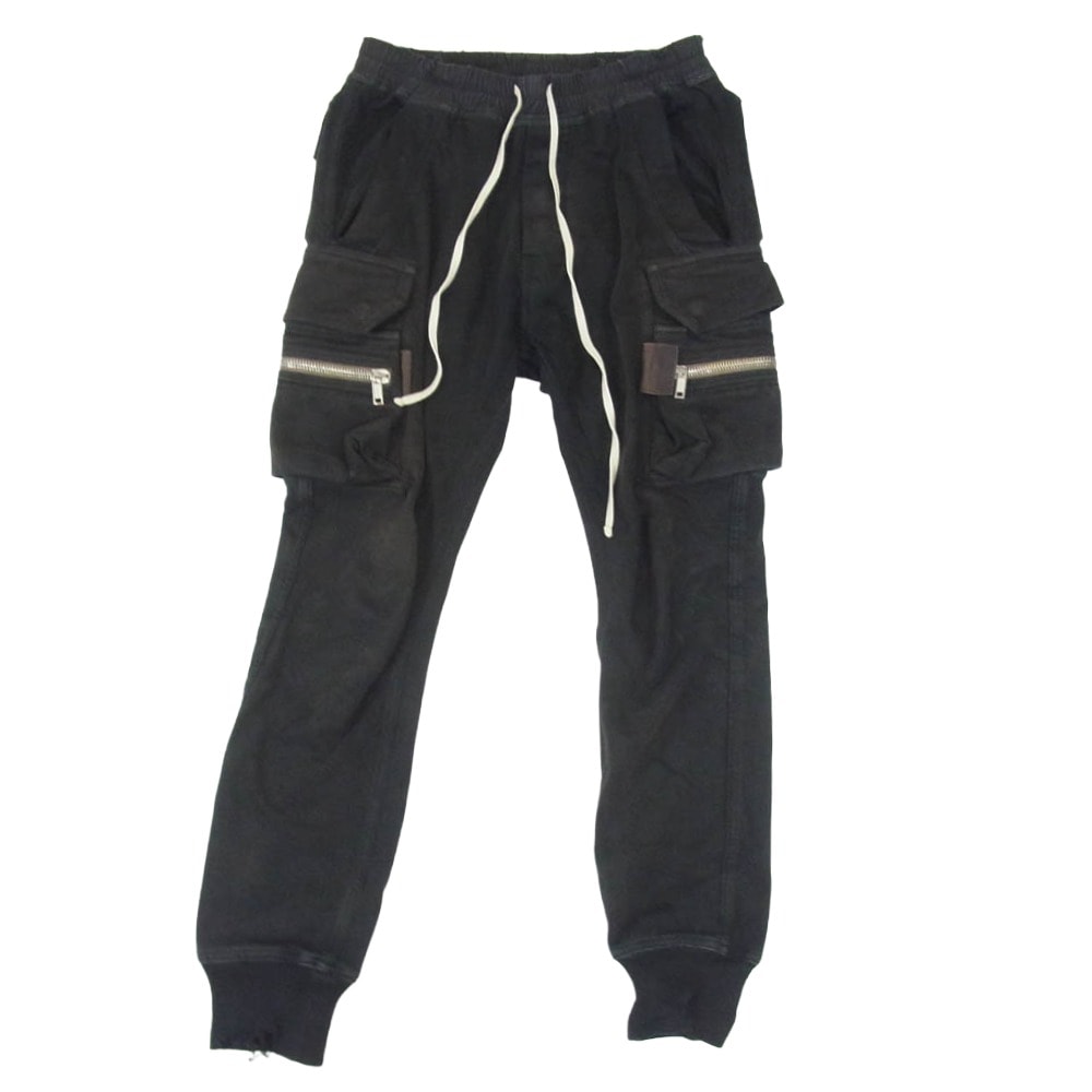 Rick Owens リックオウエンス 22AW RU02B2396-BA MASTODON CARGO マストドン カーゴ パンツ ブラック系 46【中古】