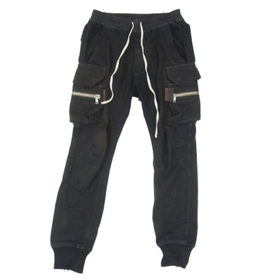 Rick Owens リックオウエンス 22AW RU02B2396-BA MASTODON CARGO マストドン カーゴ パンツ ブラック系 46【中古】