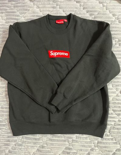 Supreme Box Logo Crewneck "Black" (22FW)