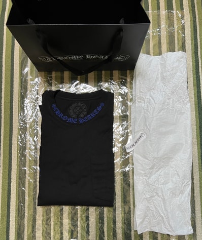 Chrome Hearts Neck Logo Pocket L/S Tee "Black"