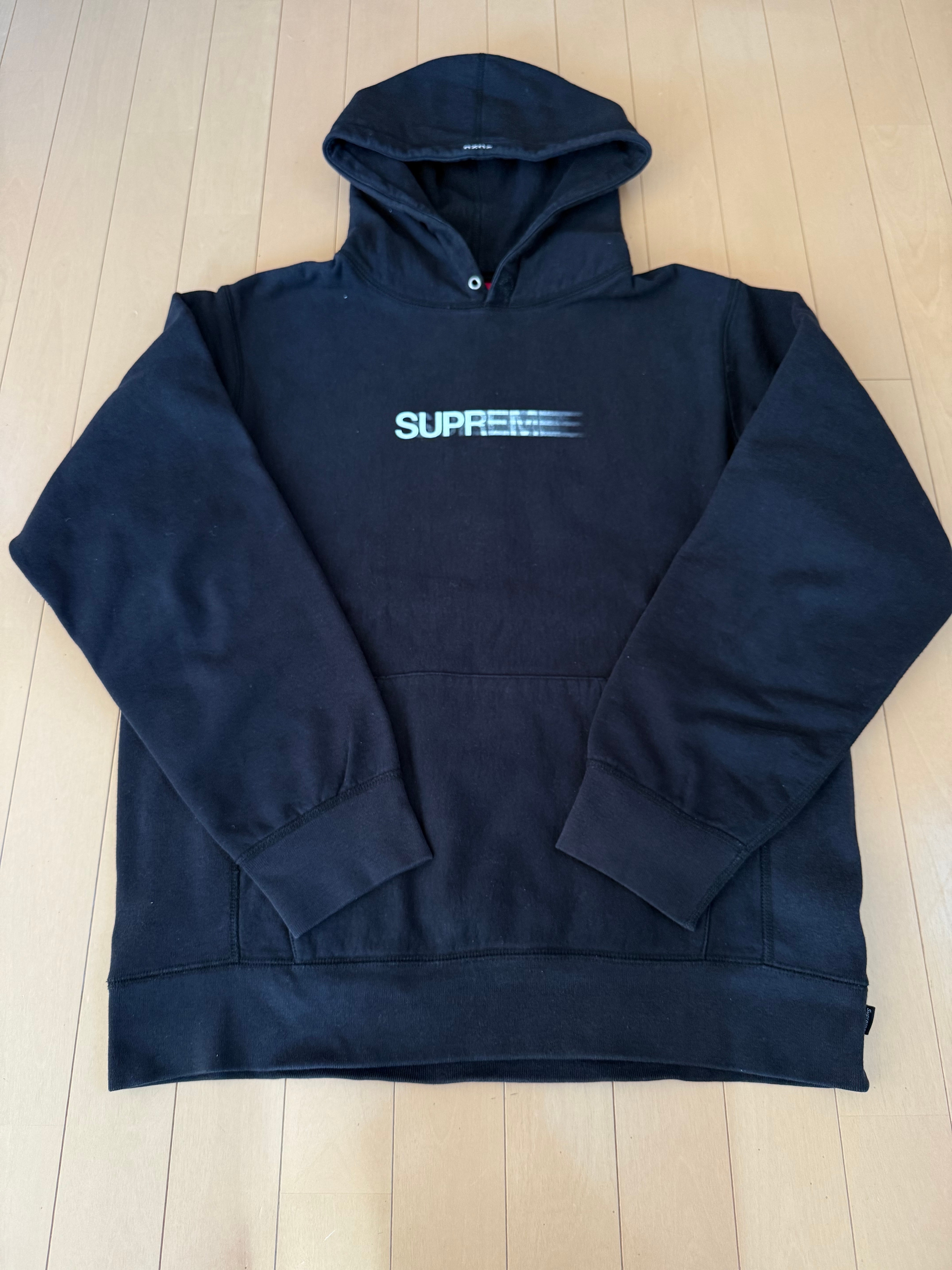 Supreme Motion Logo Hooded Sweatshirt "Black" (20SS)
