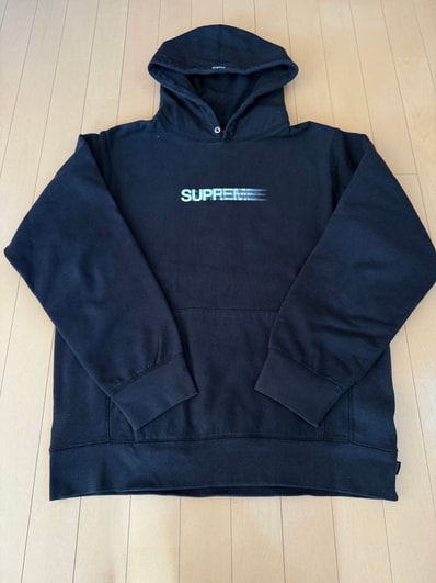 Supreme Motion Logo Hooded Sweatshirt "Black" (20SS)
