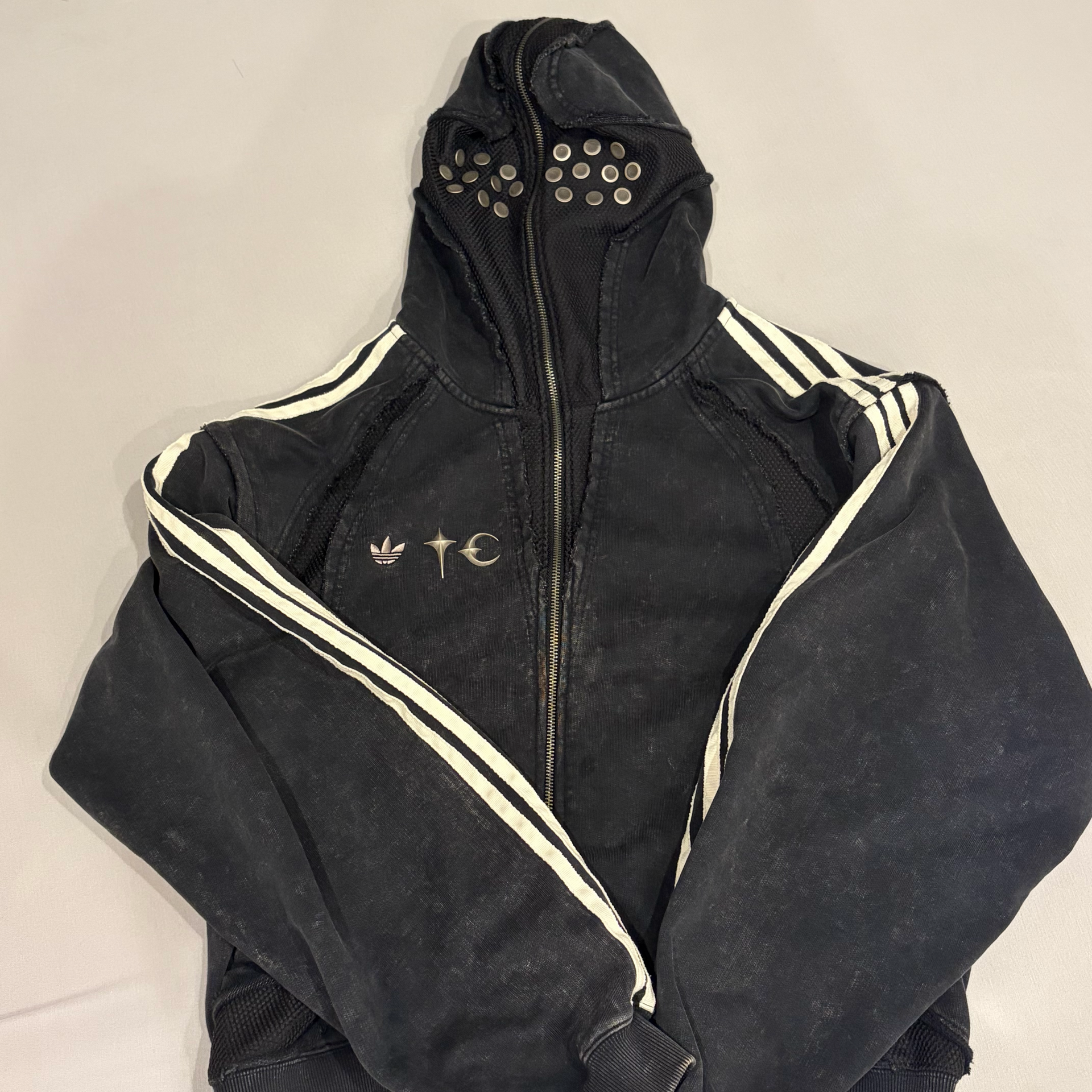 adidas x Thug Club Team Geist Zip-Up Hoodie "Black"
