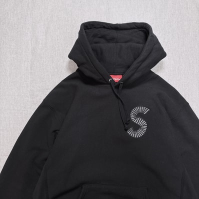 Supreme S Logo Hooded Sweatshirt "Black" (20FW)