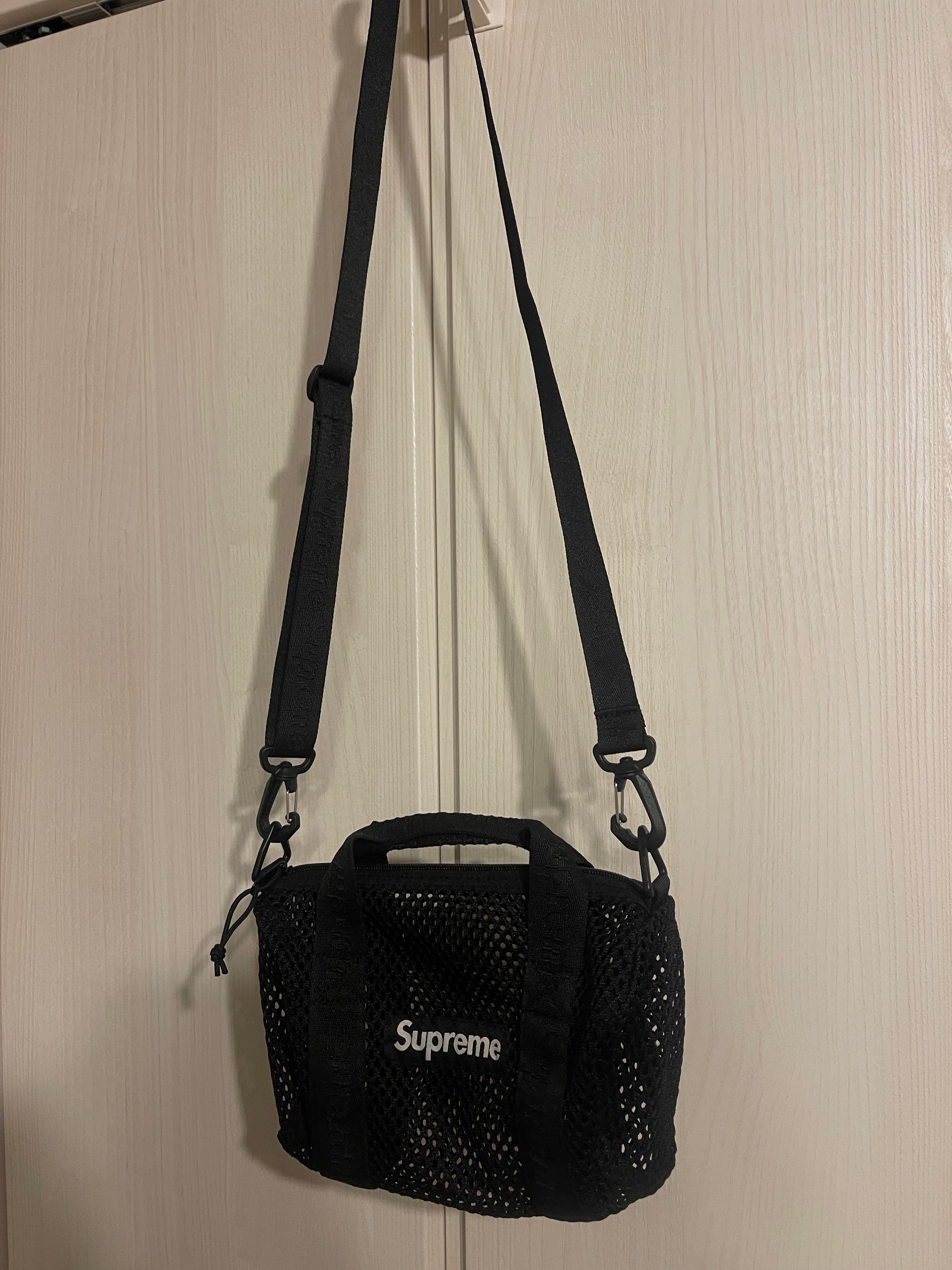 Supreme Mesh Mini Duffle Bag "Black" (25SS)