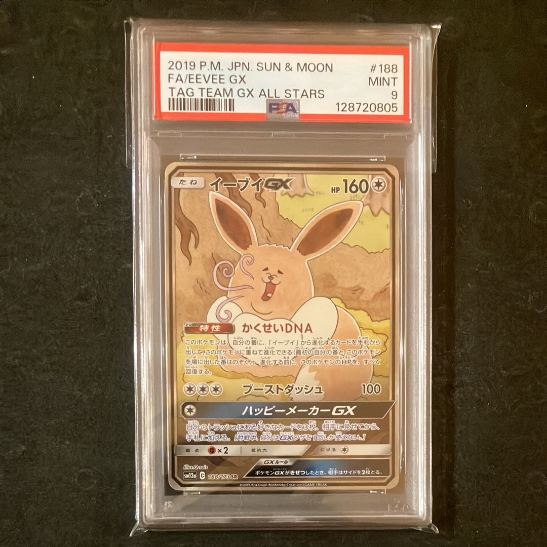 PSA9】イーブイGX SR: SA[SM12a 188/173](ハイクラスパック「TAG TEAM