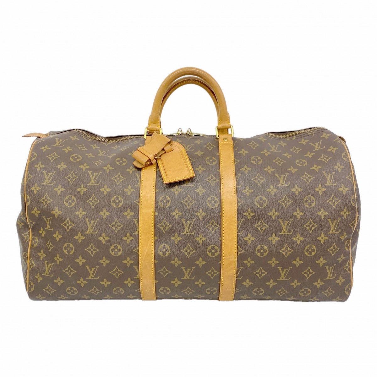 【6dc3412】ルイヴィトン ボストンバッグ モノグラム キーポル55 M41424 ブラウン【中古】メンズ レディース ユニセックス