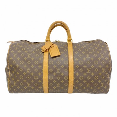 【6dc3412】ルイヴィトン ボストンバッグ モノグラム キーポル55 M41424 ブラウン【中古】メンズ レディース ユニセックス