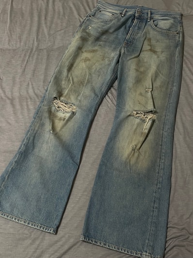 Acne Studios Loose Fit Jeans 2021M "Mid blue"