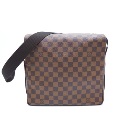 LOUIS VUITTON(ルイ・ヴィトン)ナヴィグリオ ヴィンテージ ショルダーバッグ ダミエ・エベヌ ブラウン 斜め掛け N45255 メンズ レディース【中古】