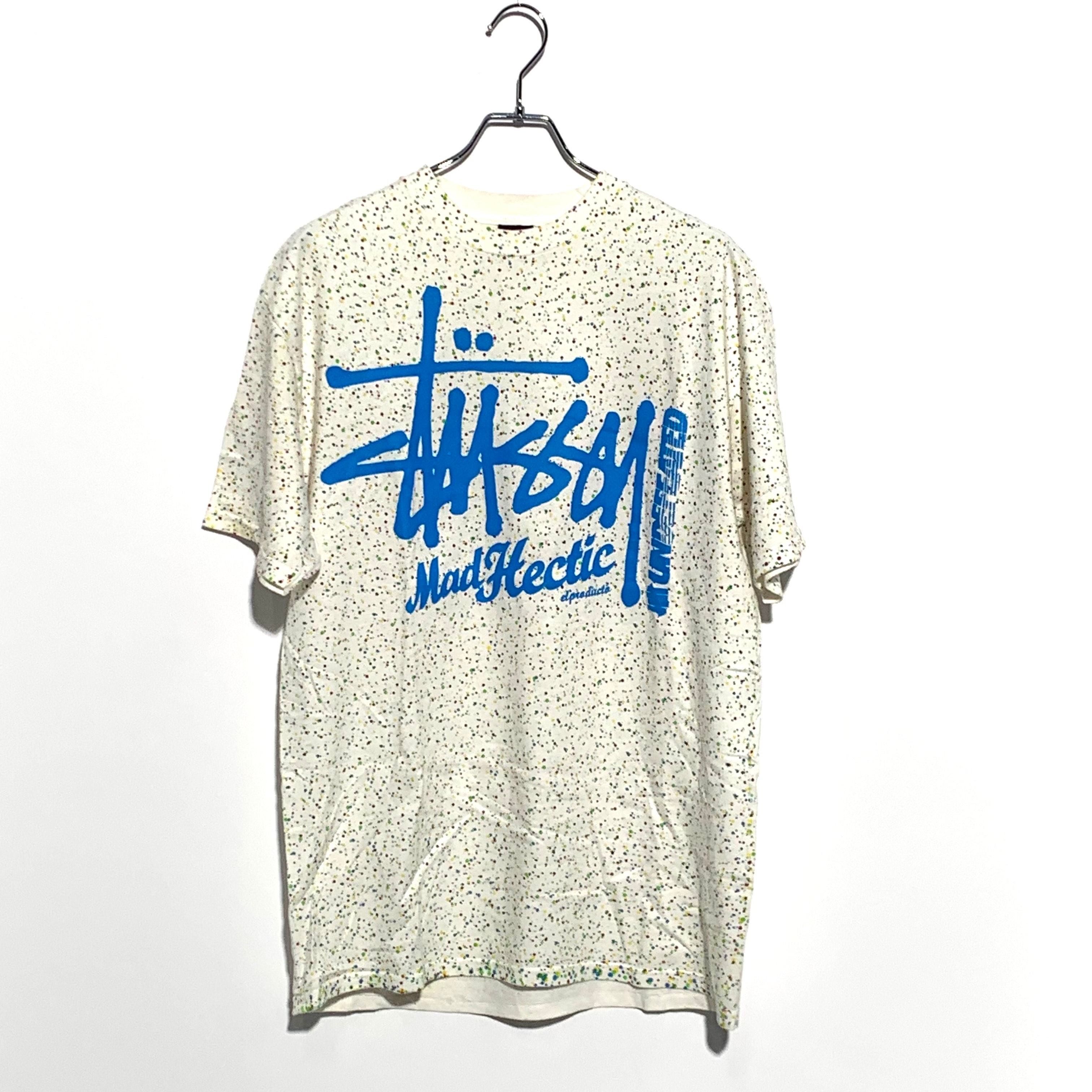 STUSSY×UNDEFEATED×HECTIC SPLASH TEE White