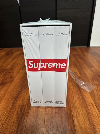 Supreme 30 Years T-Shirts 1994-2024 Book (3-Volumes) "White"
