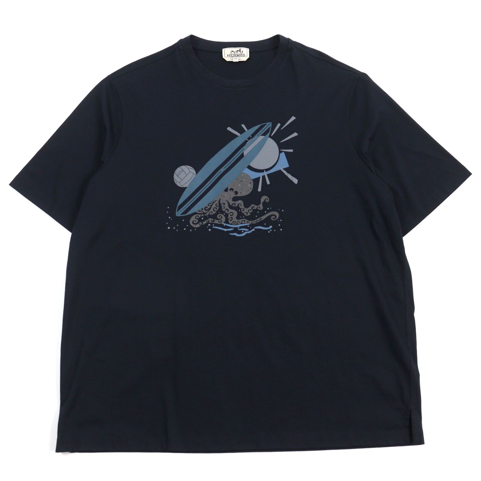 エルメス
 半袖Ｔシャツ Poulp Watch ネイビー系 メンズ XXL
