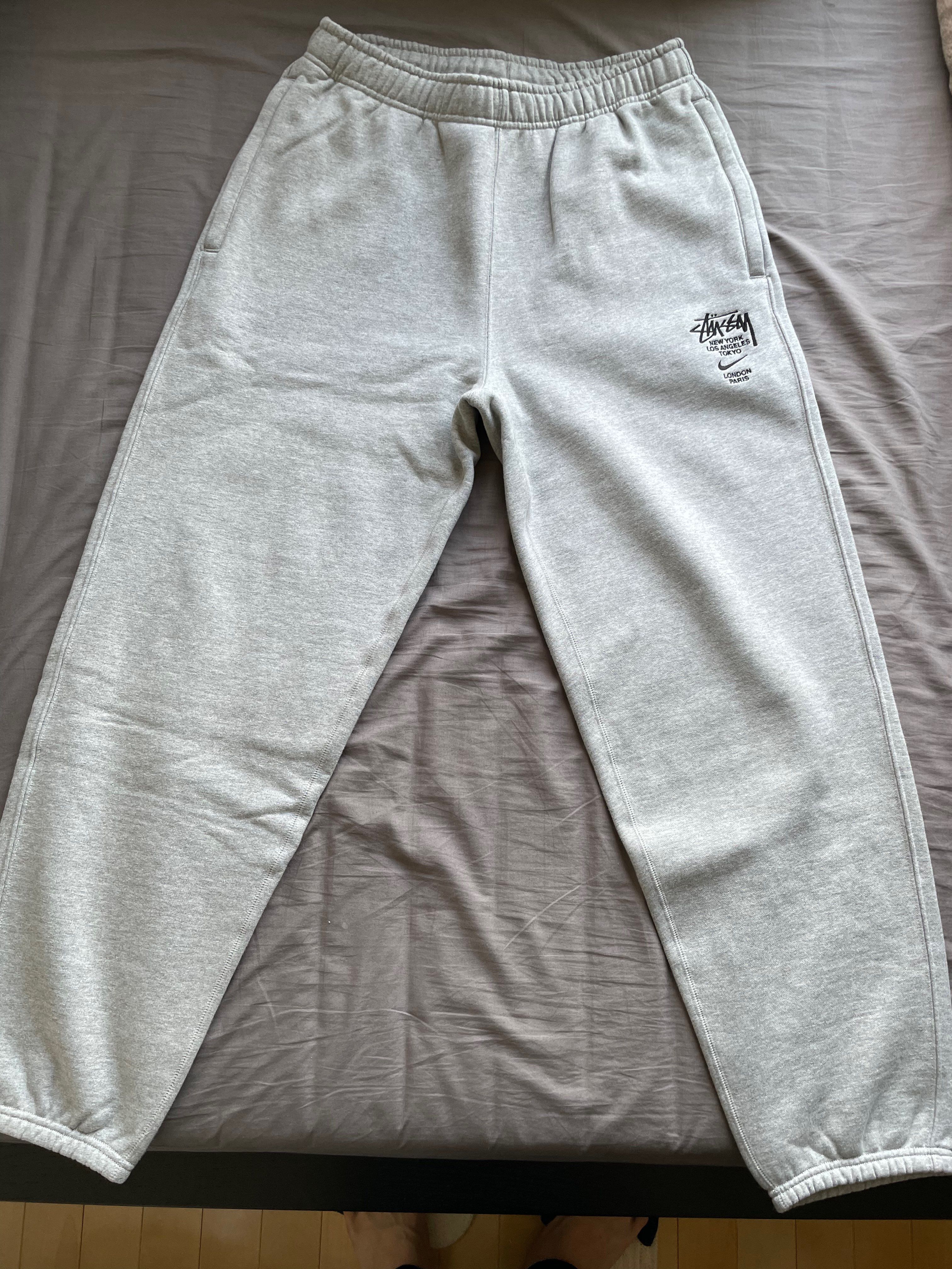 Nike x Stussy International Sweatpants (US Size) "Grey" DC4227-050