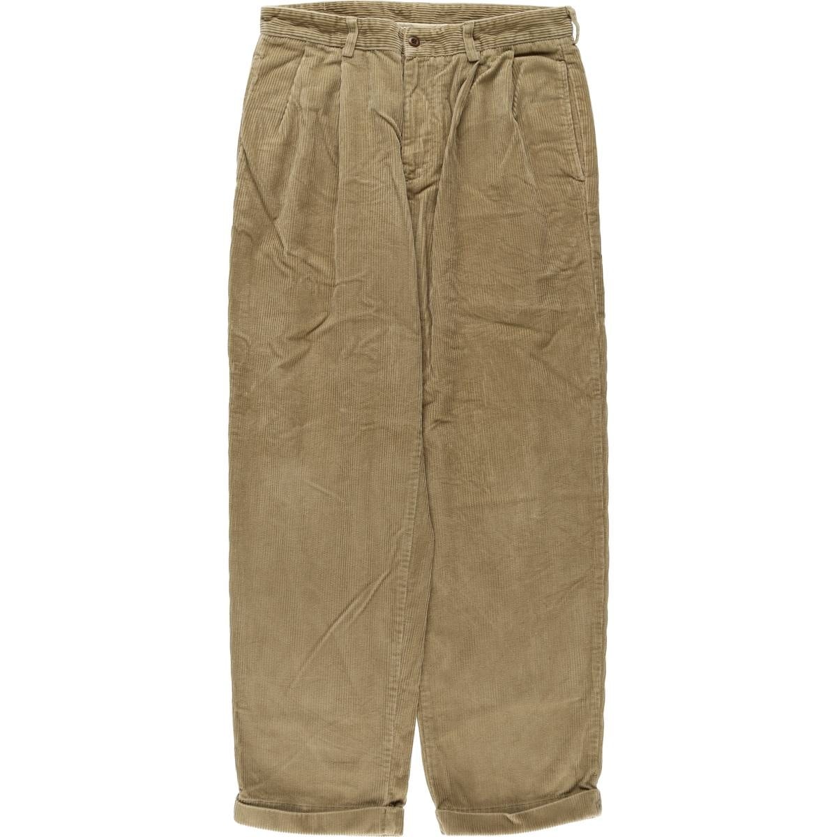 古着 ブルックスブラザーズ Brooks Brothers ESTABLISHED 1818 ツータック コーデュロイパンツ メンズw32相当/eaa602346
