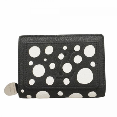 【6da0503】ルイヴィトン 財布 モノグラム・アンプラント LV×YK ポルトフォイユクレア M81907 ノワール ブロン【中古】レディース