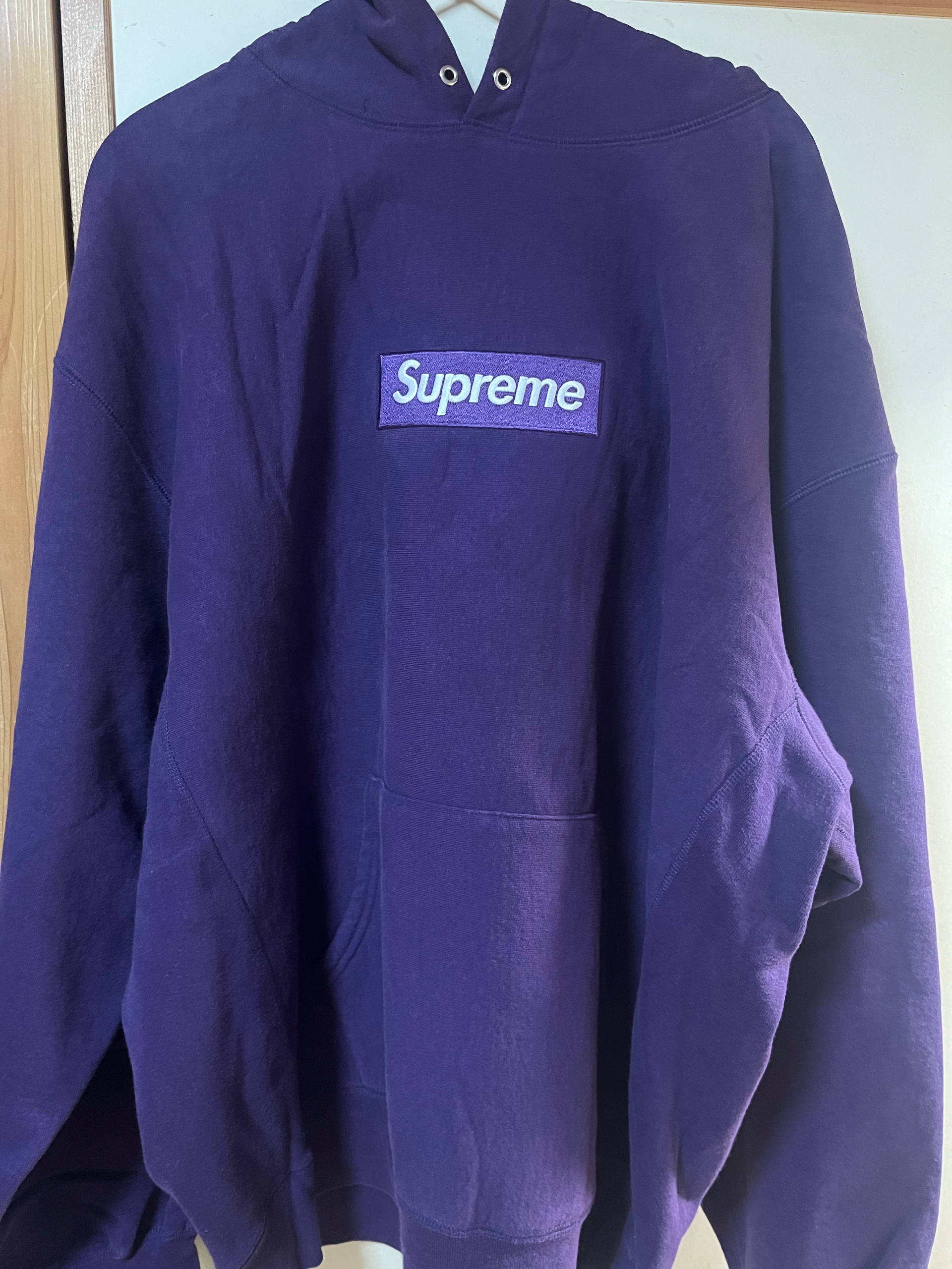 Supreme Box Logo Hooded Sweatshirt "Purple" (23FW)