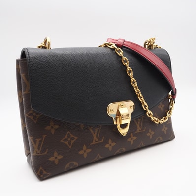 美品 LOUIS VUITTON ルイ・ヴィトン モノグラム サンプラシード M43714 ショルダーバッグ ブラウン ベージュ ブラック コーティングキャンバス レザー レディース