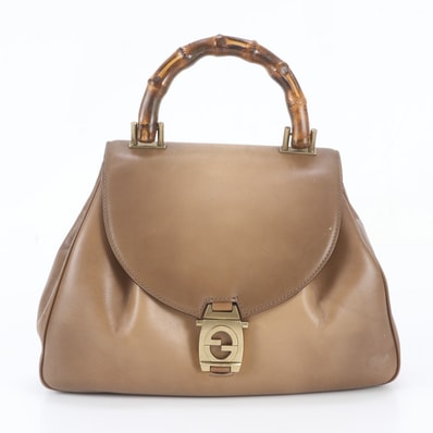 ■美品 グッチ バンブー 106260 ハンドバッグ レザー