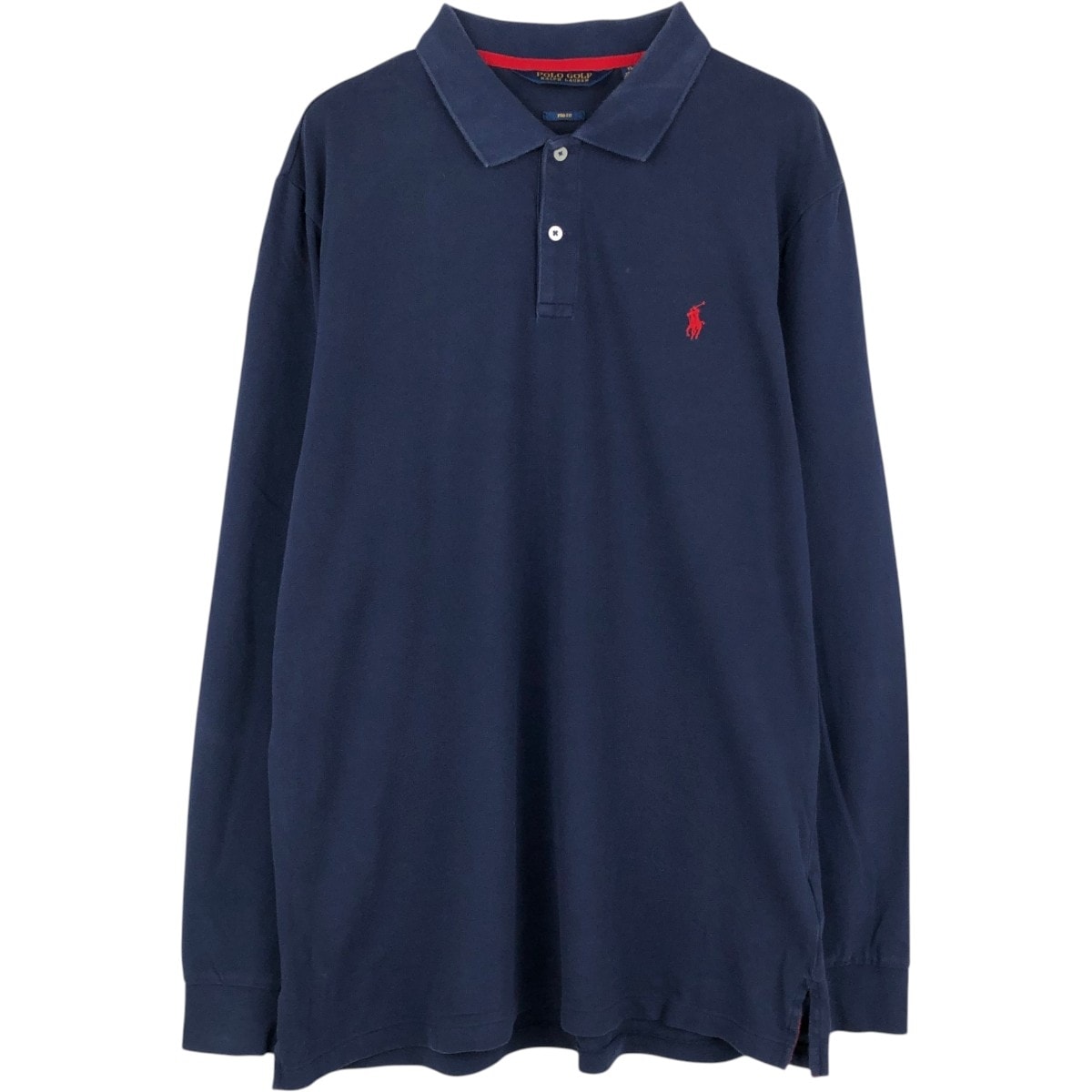 古着 ラルフローレン Ralph Lauren POLO GOLF PRO FIT ポロゴルフ プロフィット 長袖 ポロシャツ メンズXL相当/eaa667134