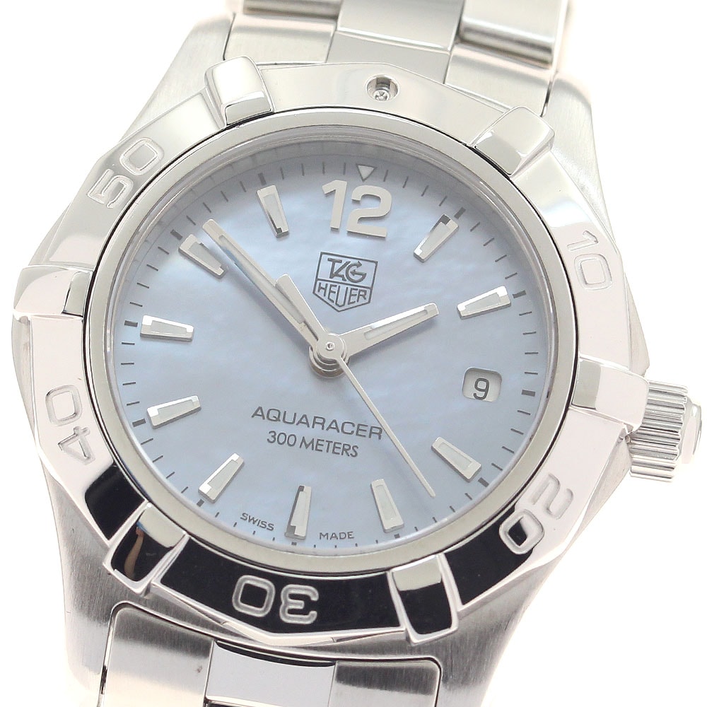 タグホイヤー アクアレーサー デイト WAF1417 レディース 【中古】