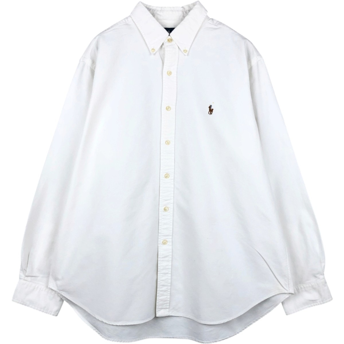 古着 ラルフローレン Ralph Lauren CLASSIC FIT 長袖 ボタンダウンシャツ メンズXL相当/eaa676963