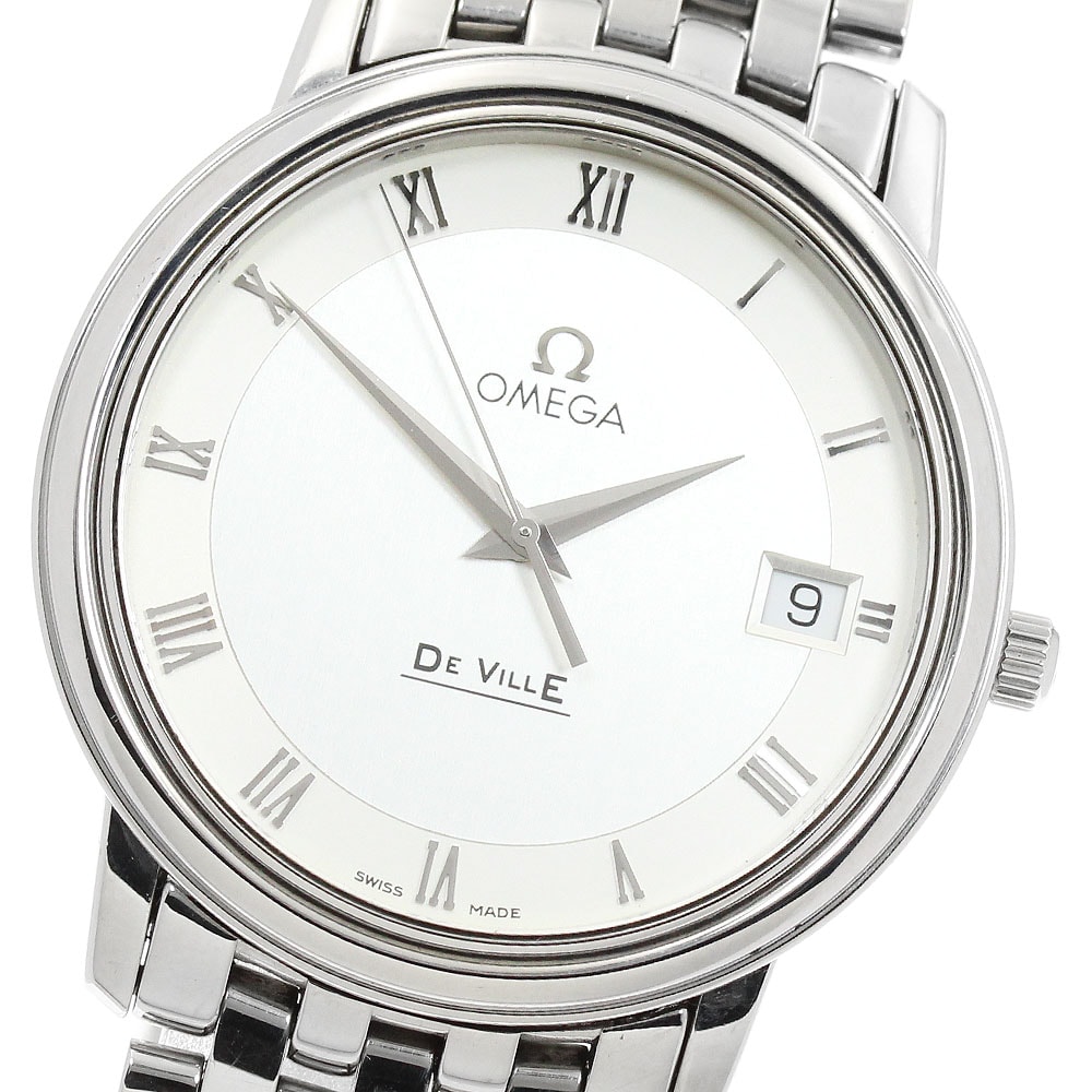 オメガ デビル プレステージ デイト 4510.33 メンズ 【中古】