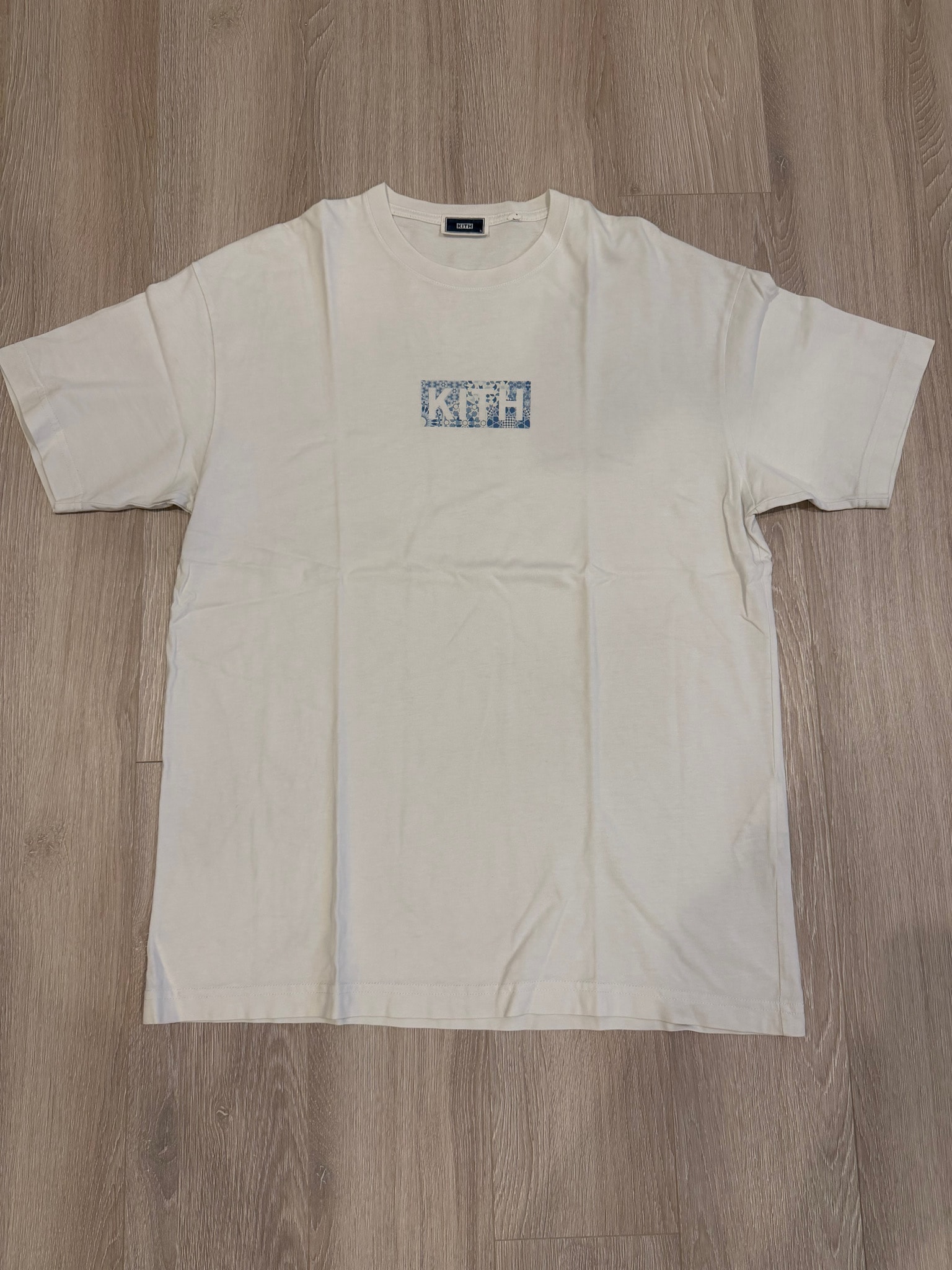 Kith Blue Tile Classic Logo Tee "White"