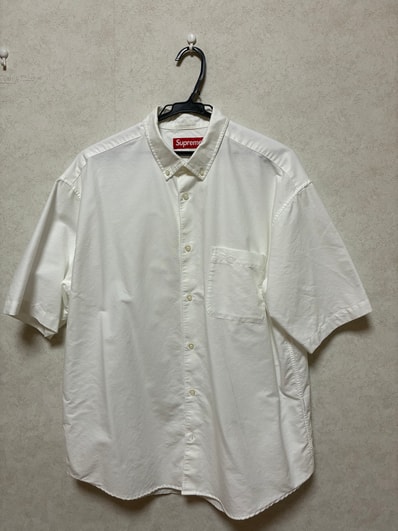 Supreme Loose Fit Oxford S/S Shirt (26SS) "White"