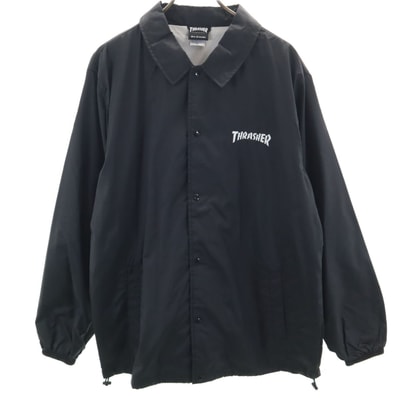 THRASHER スラッシャー コーチジャケット XL ブラック