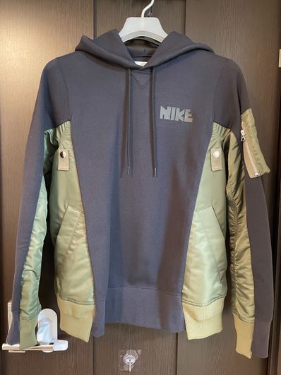 sacai x Nike Lab U NRG Rh Hoodie "Khaki"