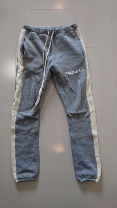 FEAR OF GOD Essentials Side Stripe Sweatpants "Grey"