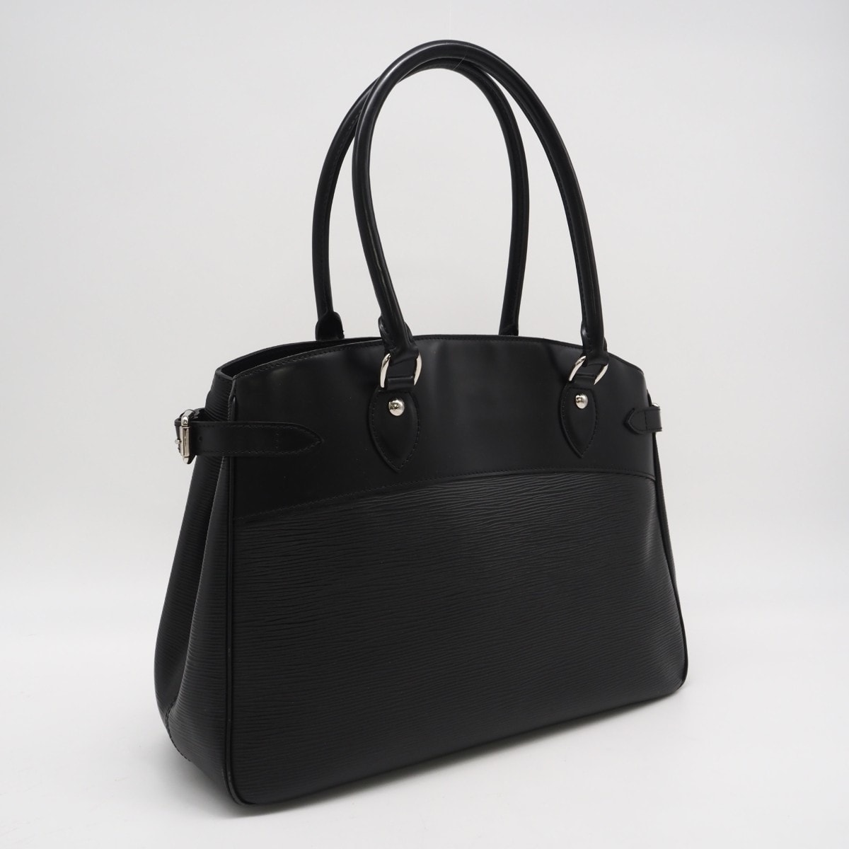 LOUIS VUITTON ルイ・ヴィトン エピ パッシイGM M59252 ハンドバッグ ブラック グレインレザー メンズ