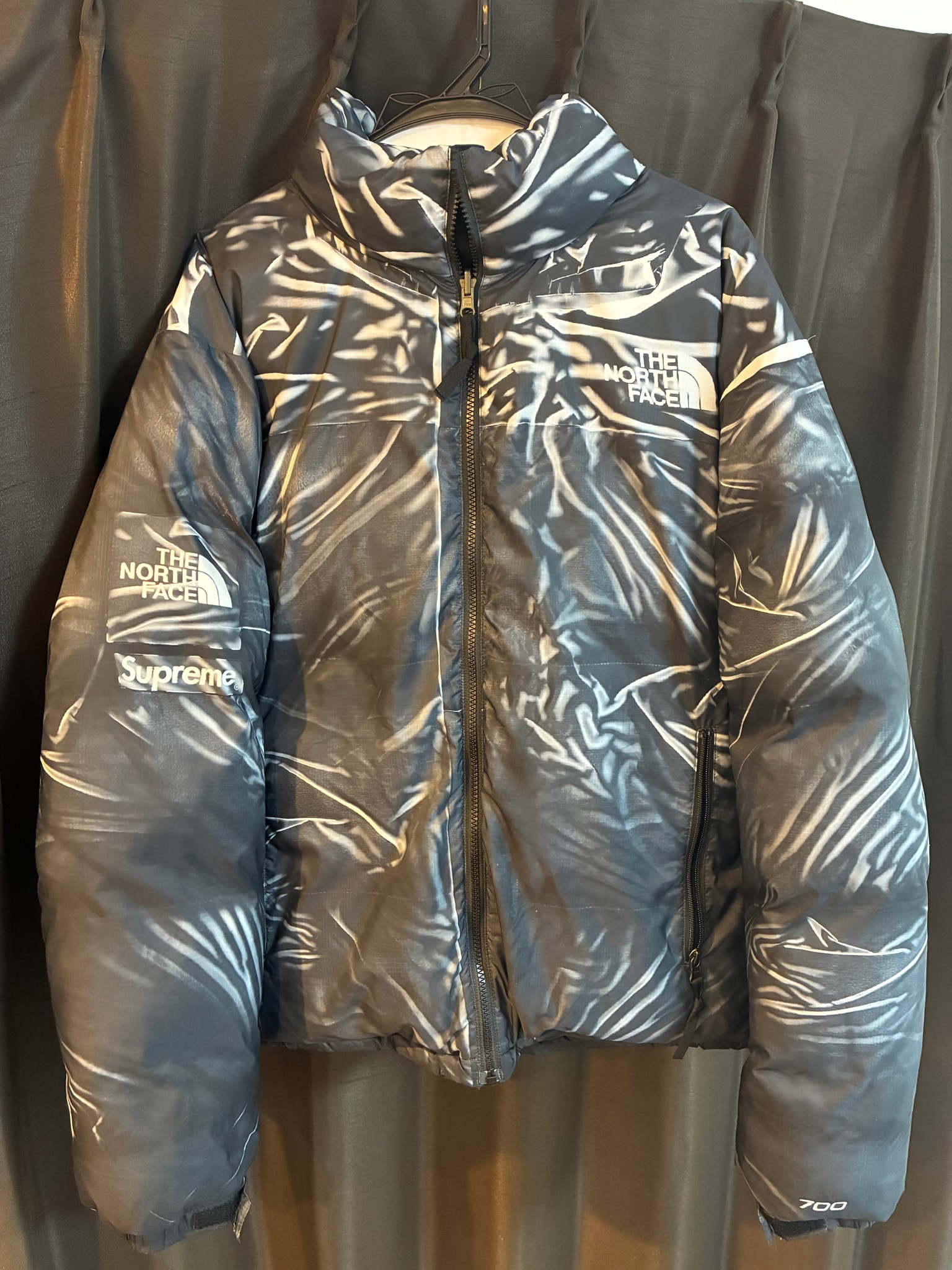 Supreme x The North Face Trompe Loeil Printed Nuptse Jacket "Black"