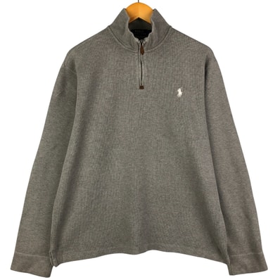 古着 ラルフローレン Ralph Lauren POLO RALPH LAUREN ハーフジップスウェットシャツ トレーナー メンズL相当 ヴィンテージ/eaa595102