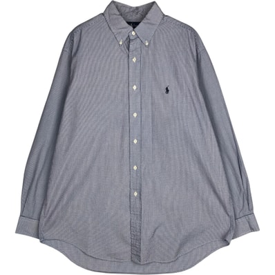 古着 ラルフローレン Ralph Lauren YARMOUTH 長袖 ボタンダウンチェックシャツ メンズL相当/eaa628978