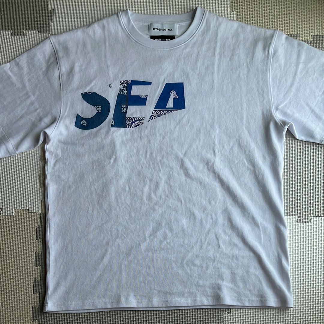 WIND AND SEA x MIYAGI HIDETAKA S/S Tee "White"
