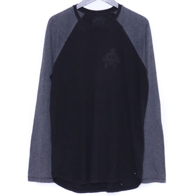 Chrome Hearts Cemetery Cross Raglan L/S T-Shirt "Black"