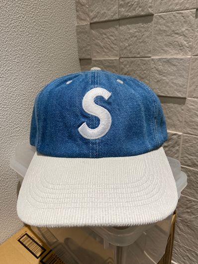 Supreme 2-Tone S Logo 6-Panel "Washed Denim"