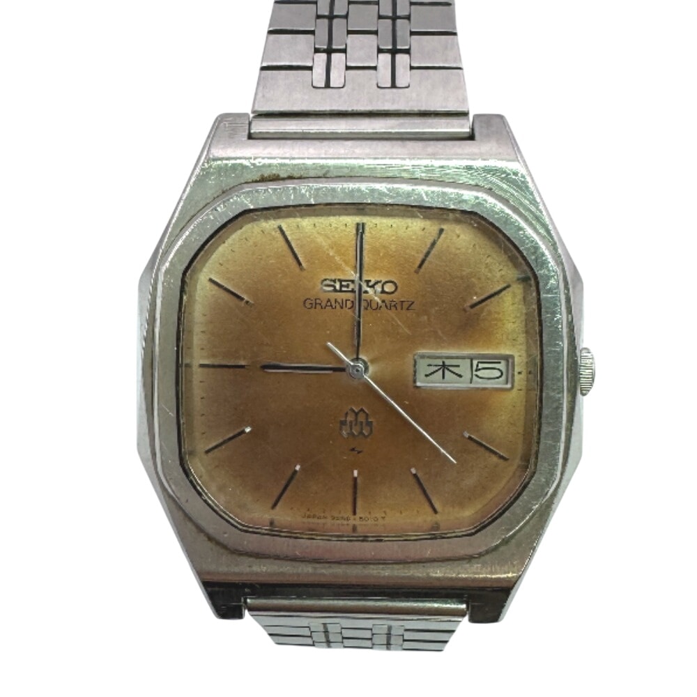 セイコー SEIKO 腕時計 GRAND QUARTZ 3針 9256-5020 シルバー