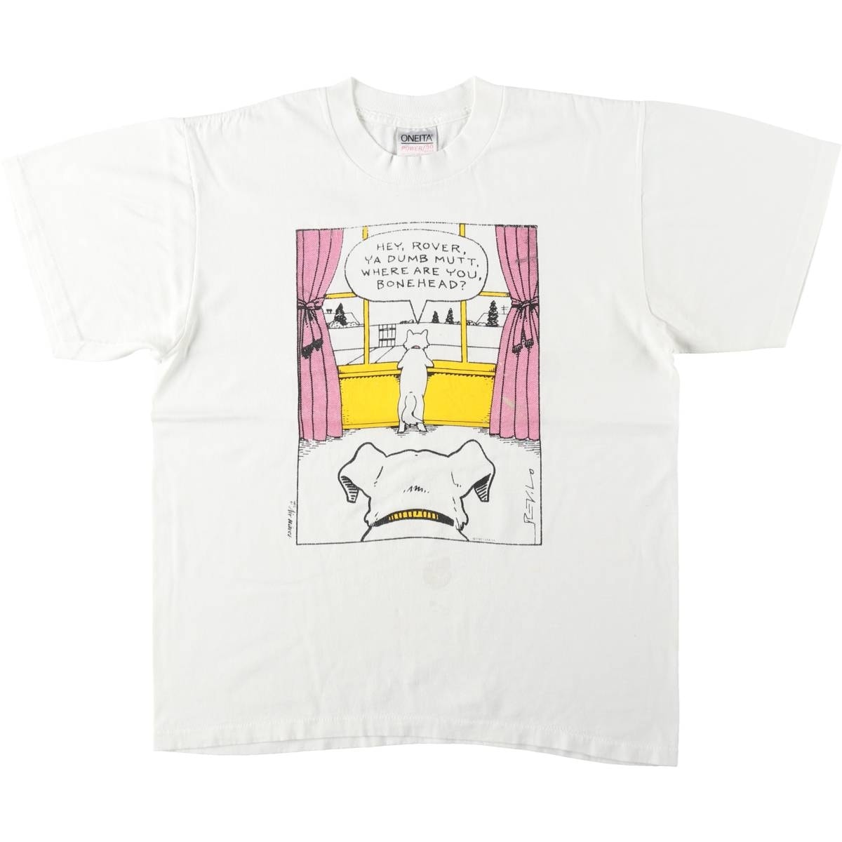 古着 90年代 オニータ ONEITA POWER 50plus プリントTシャツ メンズL相当 ヴィンテージ/eaa644557