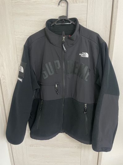 Supreme x The North Face Arc Logo Denali Fleece Jacket "Black"
