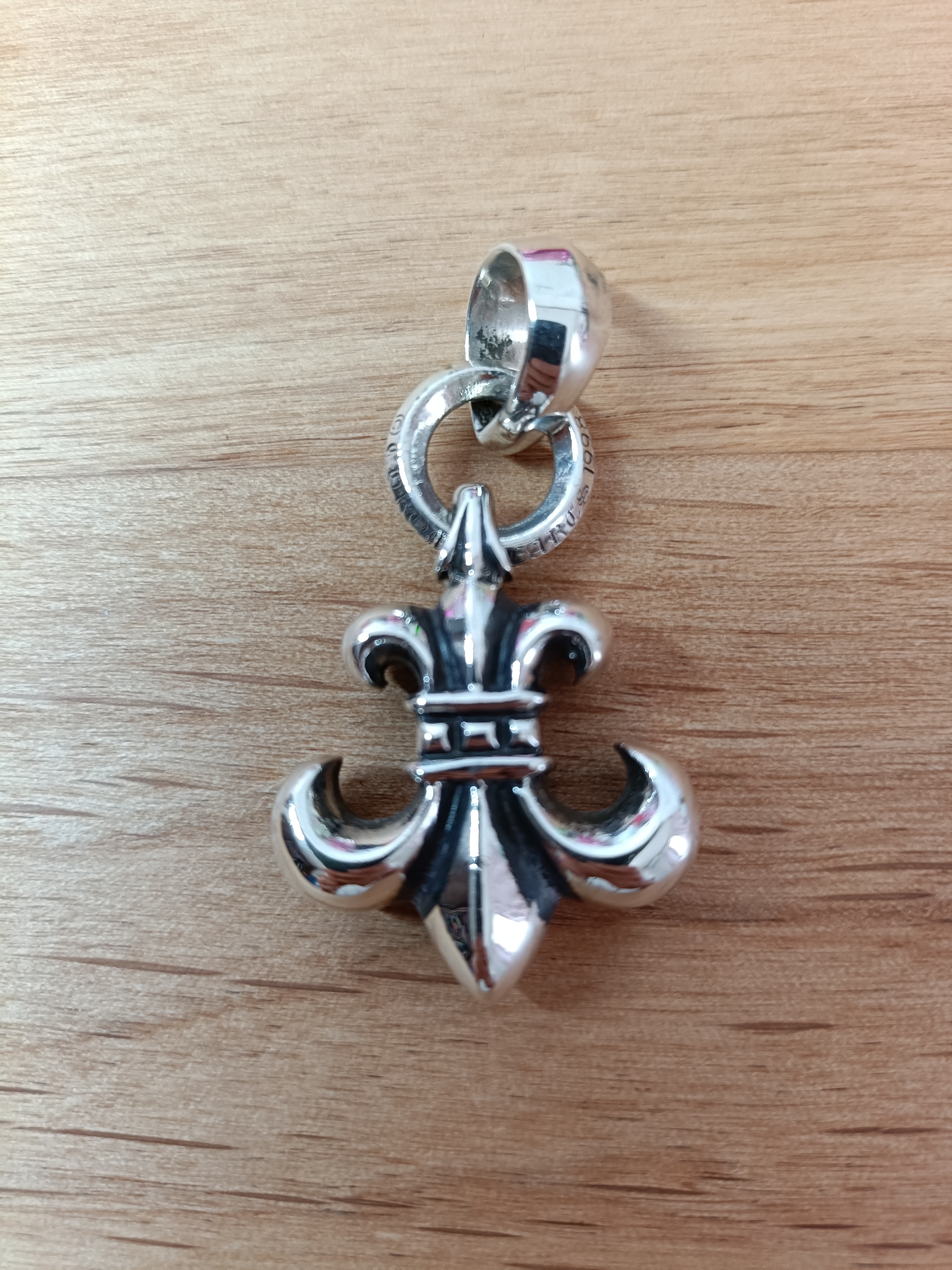 Chrome Hearts BS Fleur Pendant with Bale "Silver"